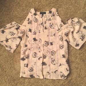 Cold shoulder blouse